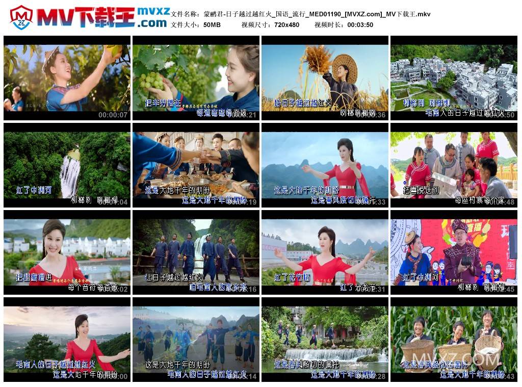 蒙鹂君-日子越过越红火_国语_流行_MED01190